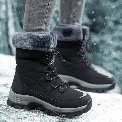 Women's Waterproof Winter Snow Boots | Slip Resistant Warm-Levorel