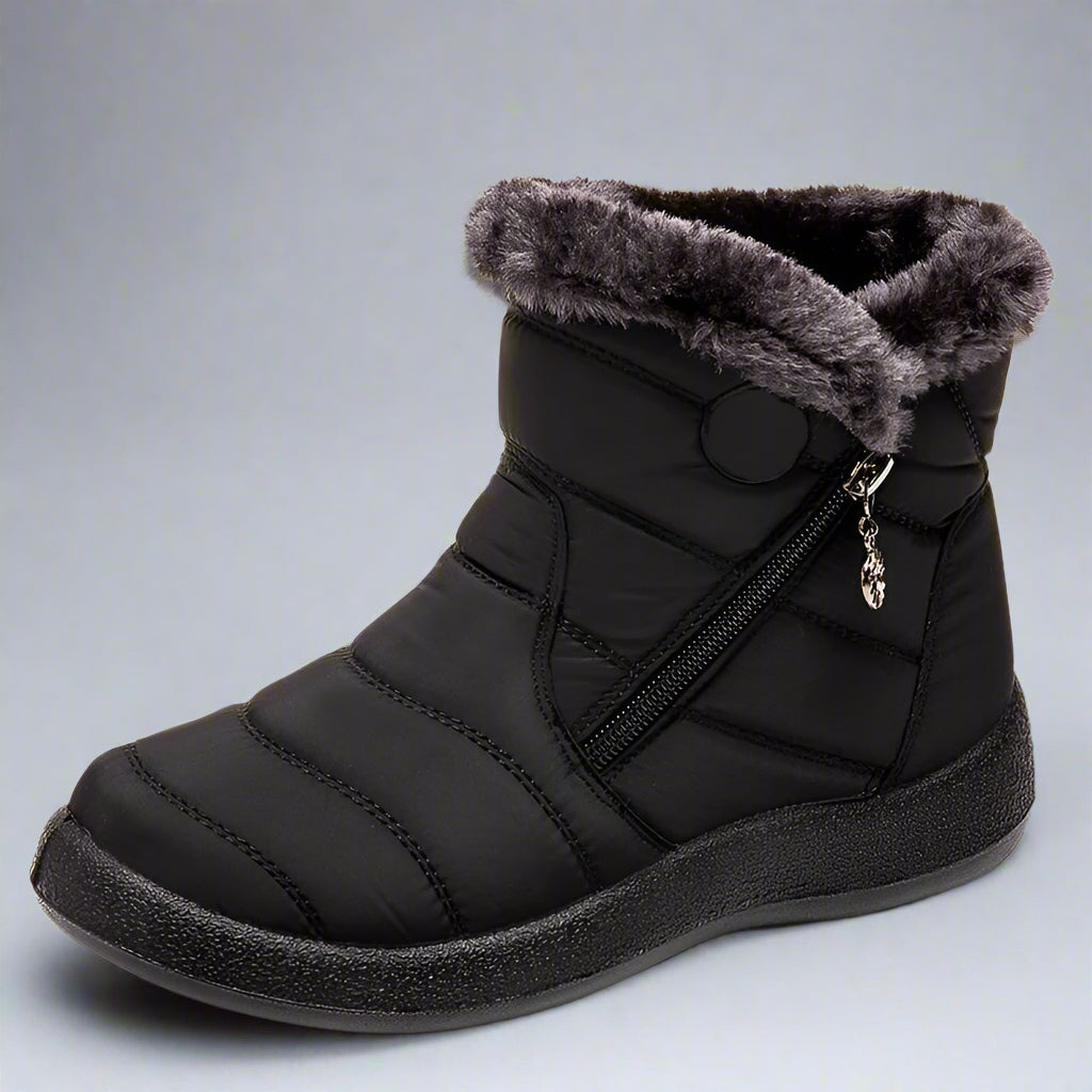 Women's Waterproof Winter Snow Boots | Thermal Slip On-Levorel