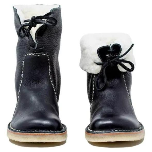 Women's Winter Ankle Boots | Lace Up Thermal-Levorel