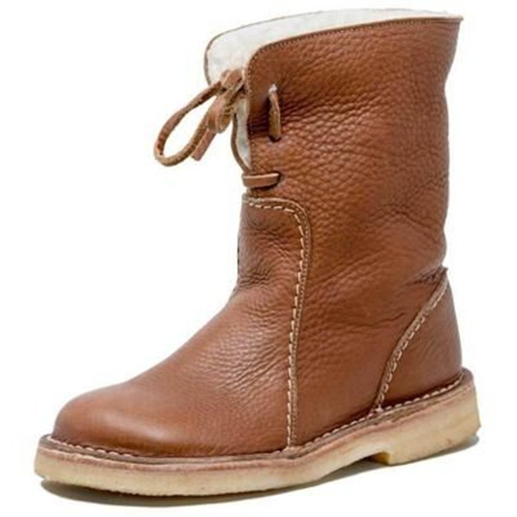 Women's Winter Ankle Boots | Lace Up Thermal-Levorel