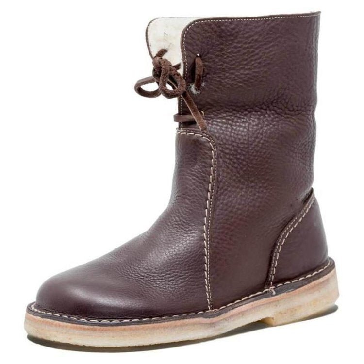 Women's Winter Ankle Boots | Lace Up Thermal-Levorel