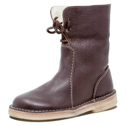 Women's Winter Ankle Boots | Lace Up Thermal-Levorel