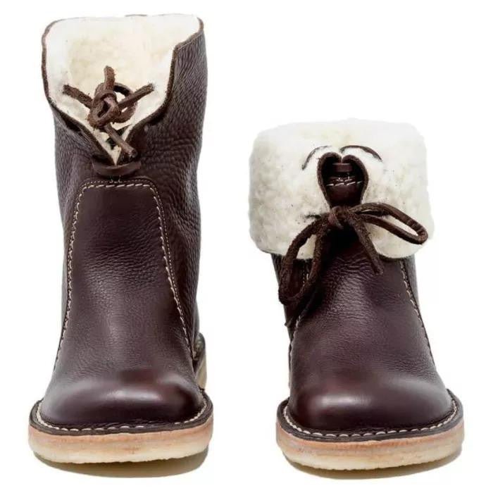 Women's Winter Ankle Boots | Lace Up Thermal-Levorel