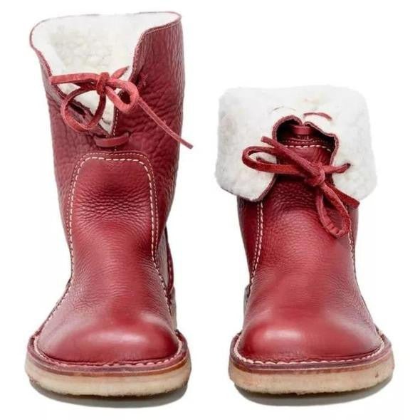Women's Winter Ankle Boots | Lace Up Thermal-Levorel