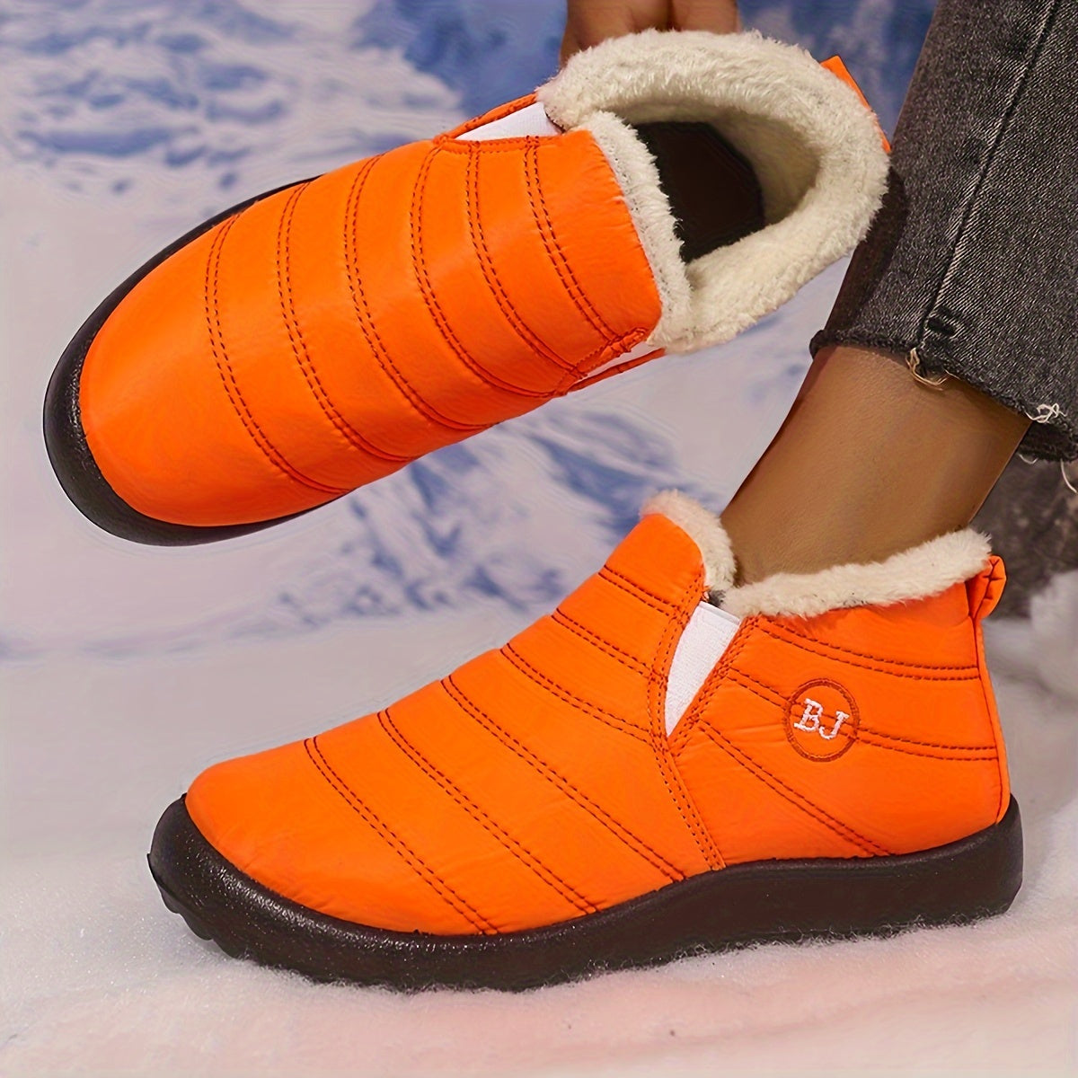 Women's Winter Boots | Ankle Slip On Thermal-Levorel