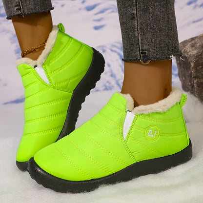 Women's Winter Boots | Ankle Slip On Thermal-Levorel
