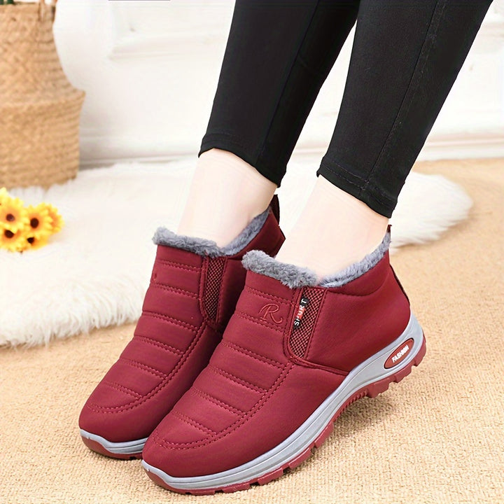 Women's Winter Boots | Ankle Waterproof Slip On-Levorel