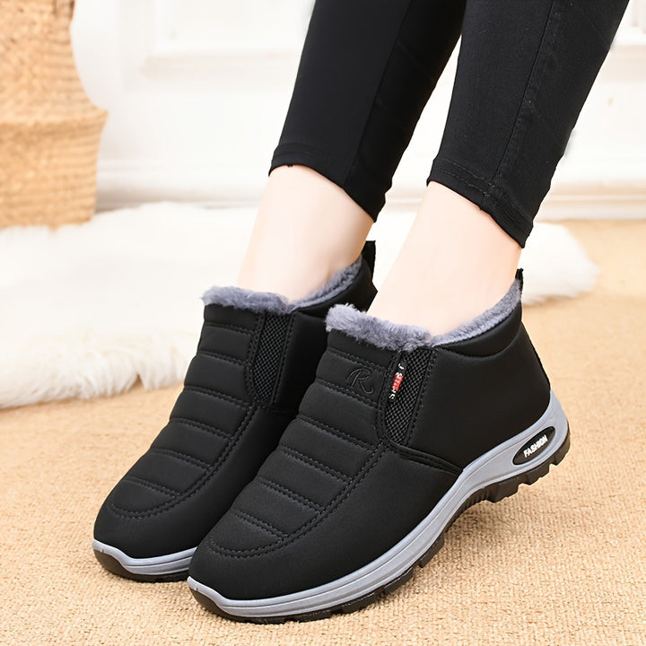 Women's Winter Boots | Ankle Waterproof Slip On-Levorel