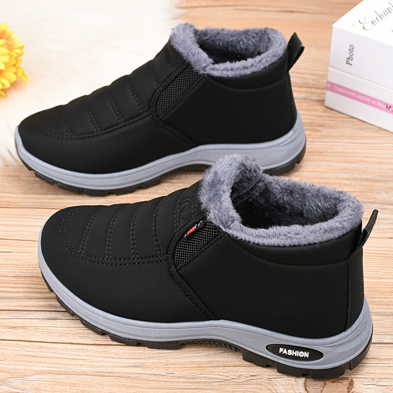 Women's Winter Boots | Ankle Waterproof Slip On-Levorel