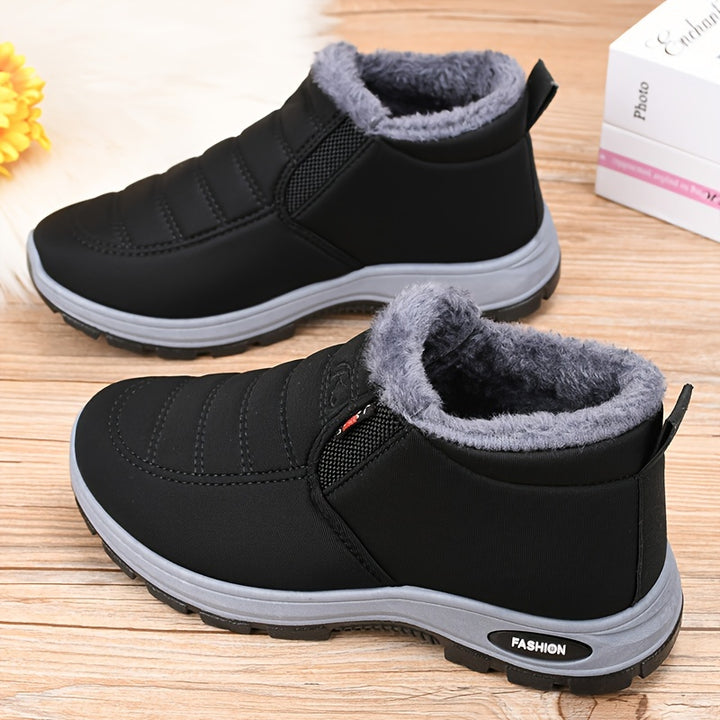 Women's Winter Boots | Ankle Waterproof Slip On-Levorel