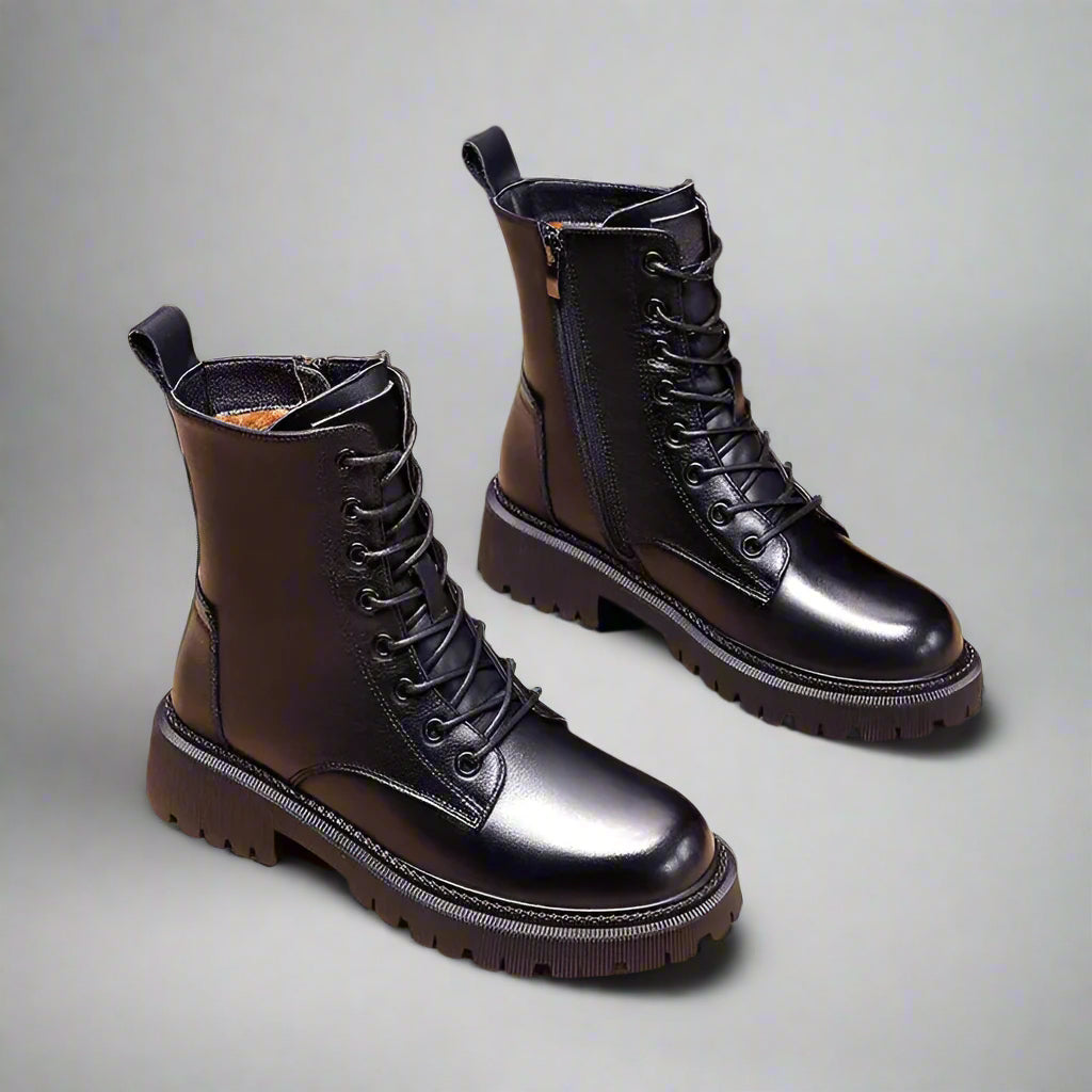 Women's Winter Boots | Thermal Grip Lace-up-Levorel