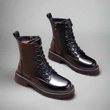 Women's Winter Boots | Thermal Grip Lace-up-Levorel