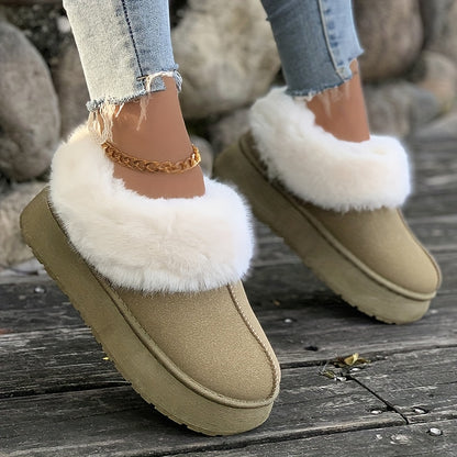 Women’s Winter Slip On Boots | Flat Warm-Levorel