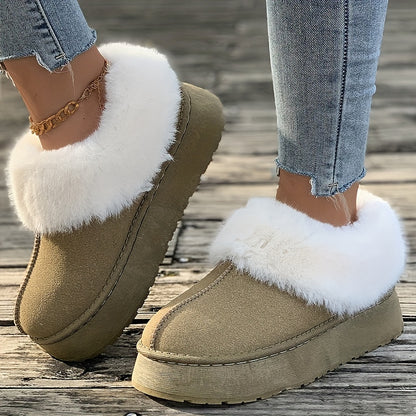 Women’s Winter Slip On Boots | Flat Warm-Levorel