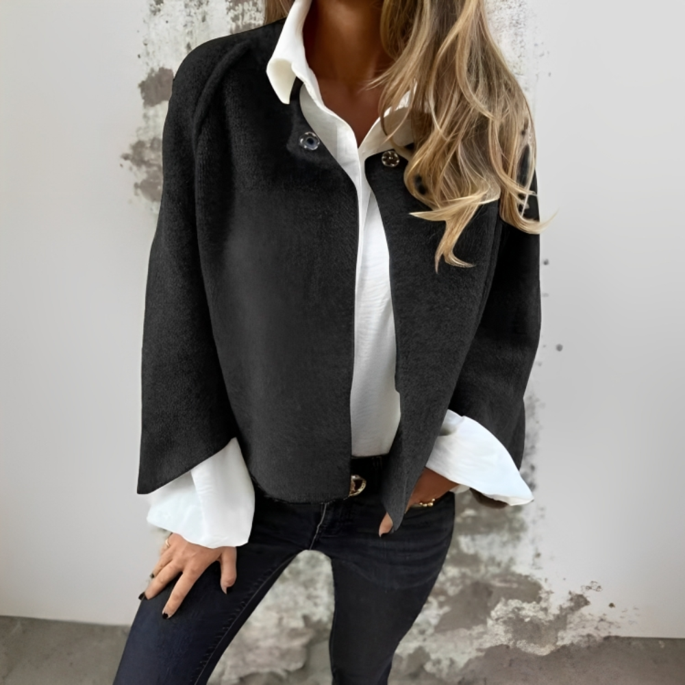 Women's Oversized Soft Jacket Loose Fit Layered Look