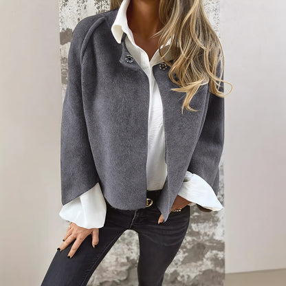 Women's Oversized Soft Jacket Loose Fit Layered Look