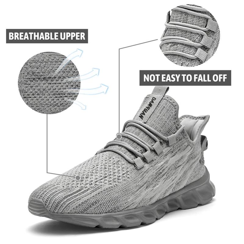 Men’s Lightweight Walking Sport Shoes | Breathable Trainers