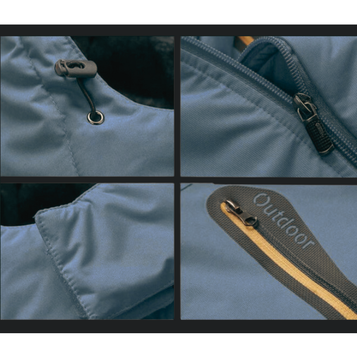 Men's Waterproof Puffer Jacket | Hooded Winter Weatherproof