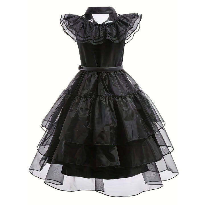 Halloween Witch Costume Kids Black Dress