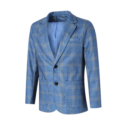Men's Lightweight Plaid Blazer | Slim Fit, Formal