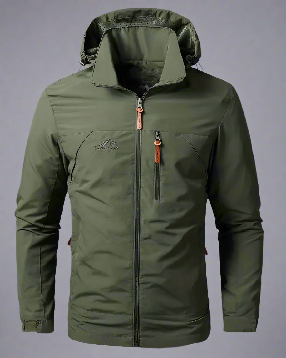 Men’s Waterproof Lightweight Jacket | Windbreaker with Hood