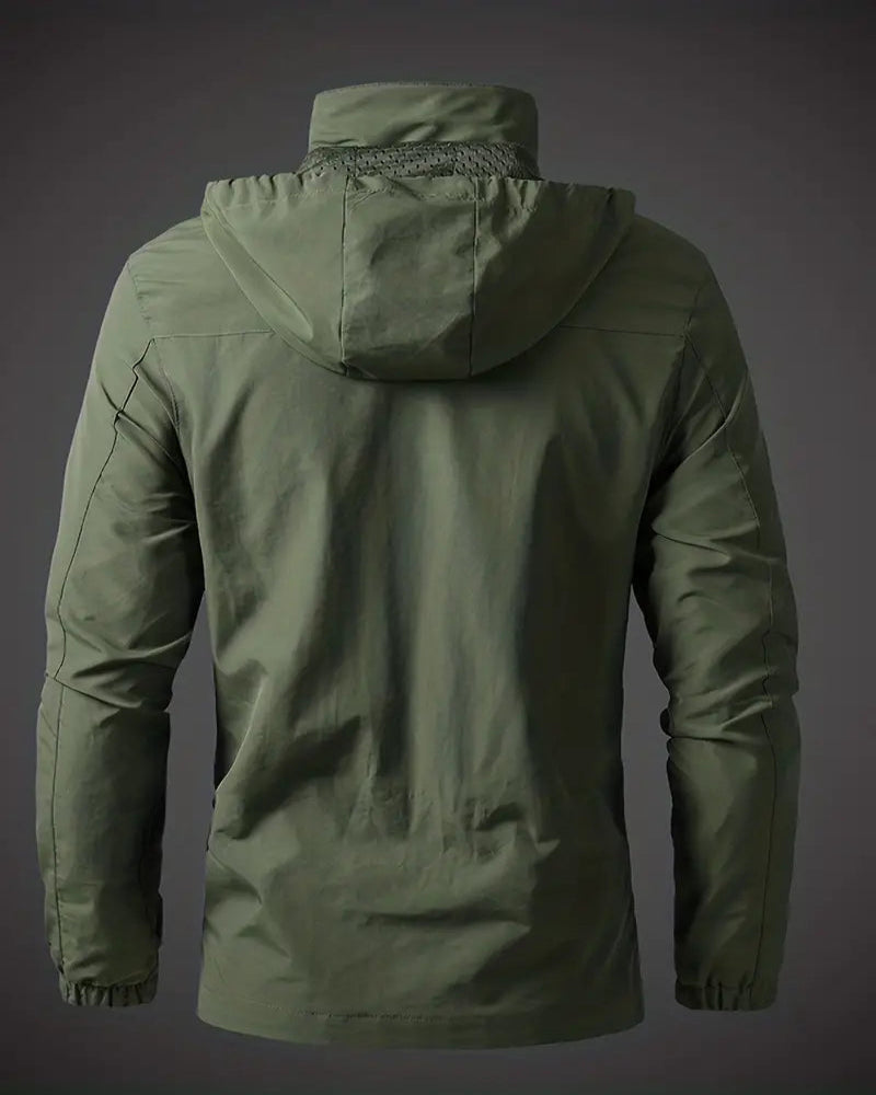 Men’s Waterproof Lightweight Jacket | Windbreaker with Hood