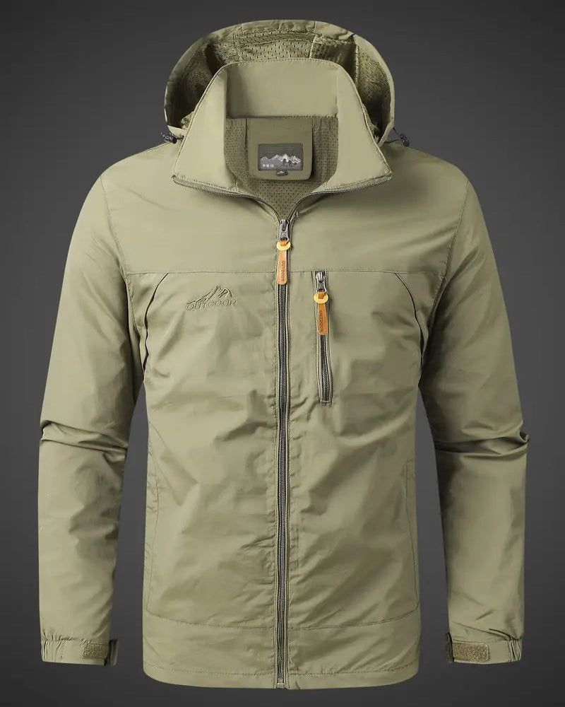 Men’s Waterproof Lightweight Jacket | Windbreaker with Hood