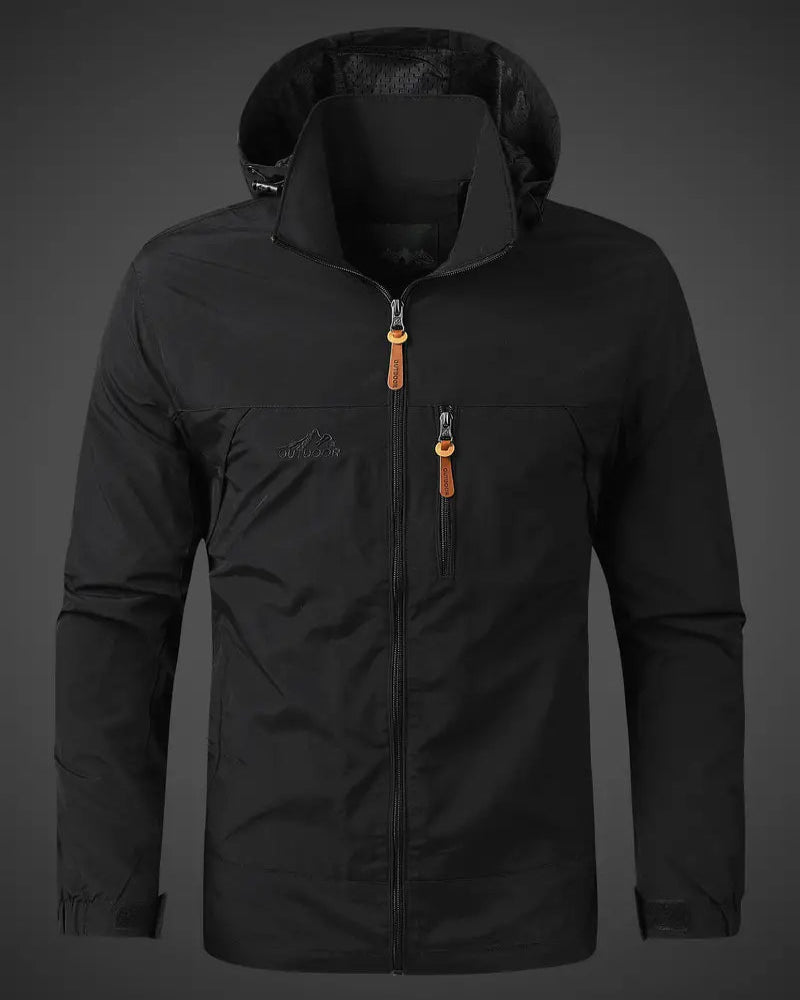 Men’s Waterproof Lightweight Jacket | Windbreaker with Hood