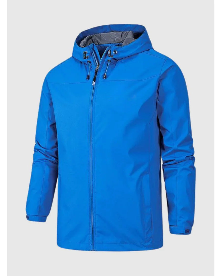 Men's Waterproof Jacket | Lightweight Raincoat Hood