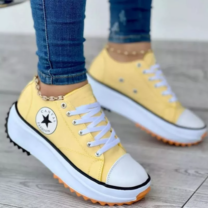 Women's Casual Sneakers | Comfortable Lace-up Design