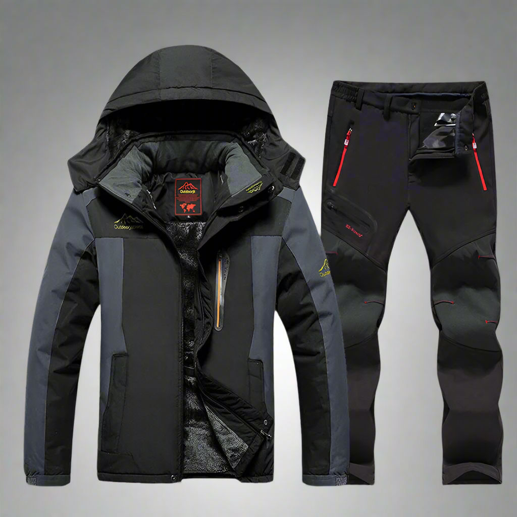 Men's Winter Tracksuit Set | Waterproof Outdoor Jacket Trousers