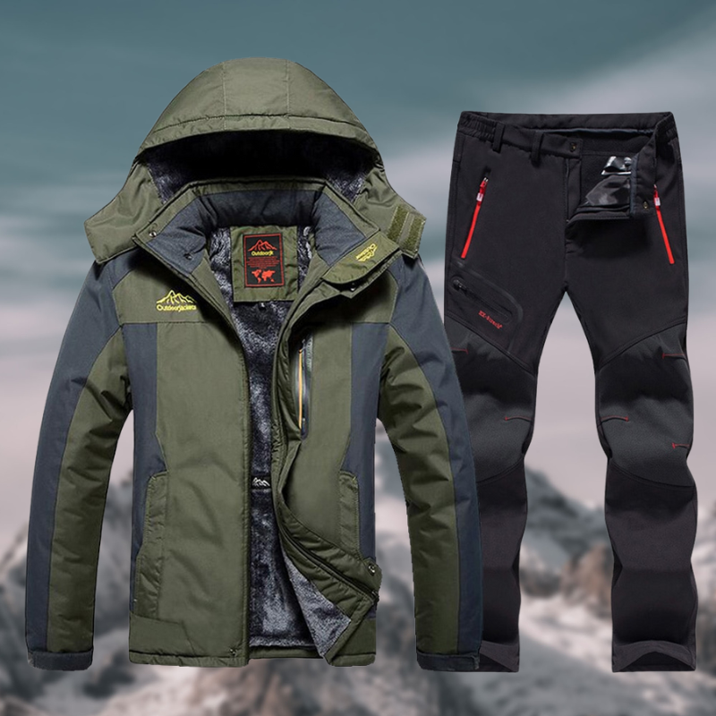 Men's Winter Tracksuit Set | Waterproof Outdoor Jacket Trousers