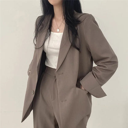 Women's Oversized Suit Set | Blazer and Trouser Co Ord