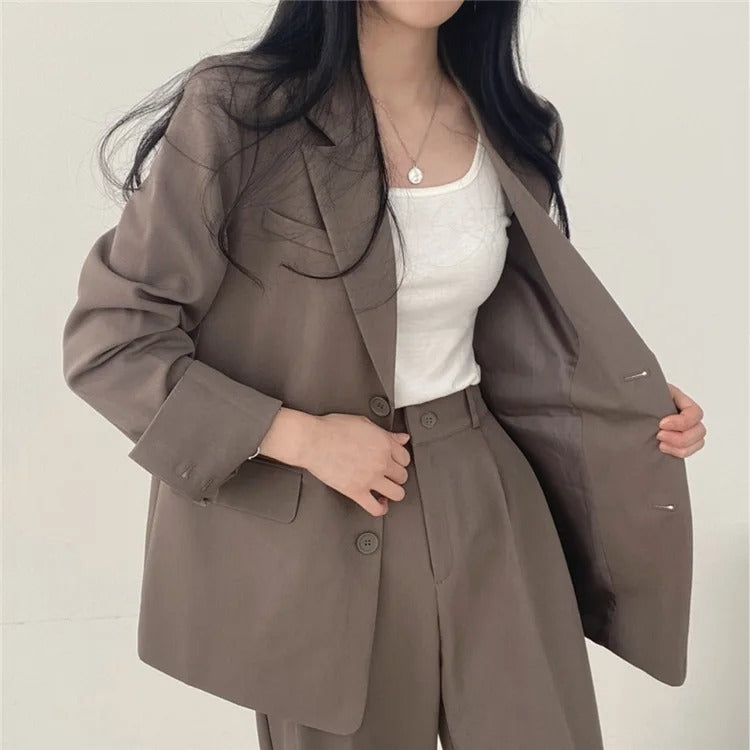 Women's Oversized Suit Set | Blazer and Trouser Co Ord