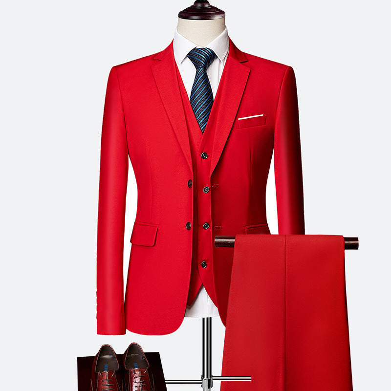 Men's Formal Suit Set | Blazer Vest and Trousers