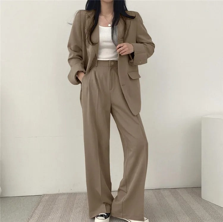 Women's Oversized Suit Set | Blazer and Trouser Co Ord