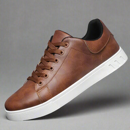 Men's Flat Walking Sneakers | Casual Slip On Trainers