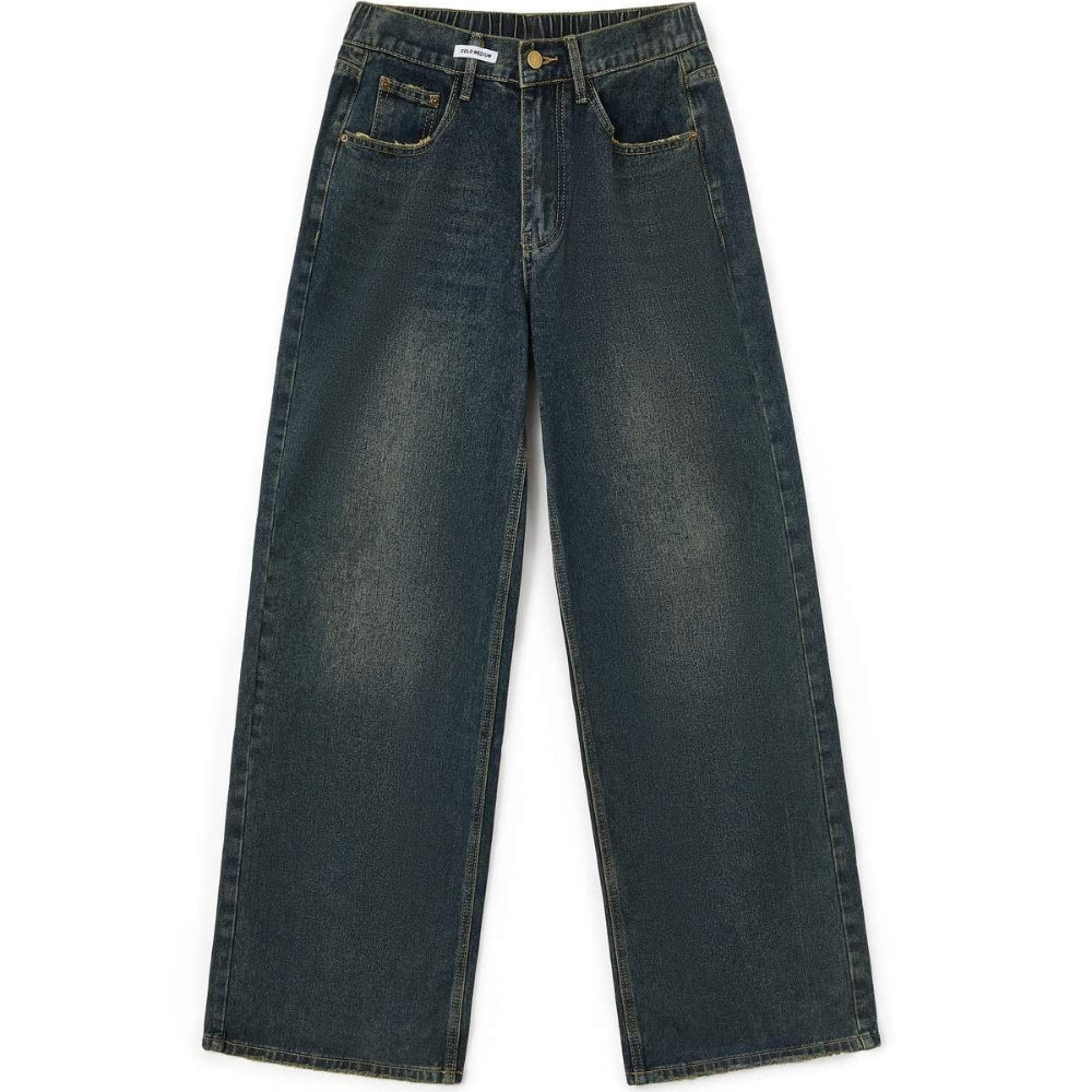 Washed Effect Vintage Baggy Boyfriend Jeans - Image 10
