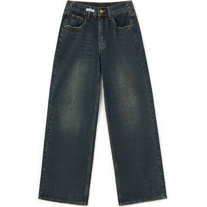 Washed Effect Vintage Baggy Boyfriend Jeans - Image 10