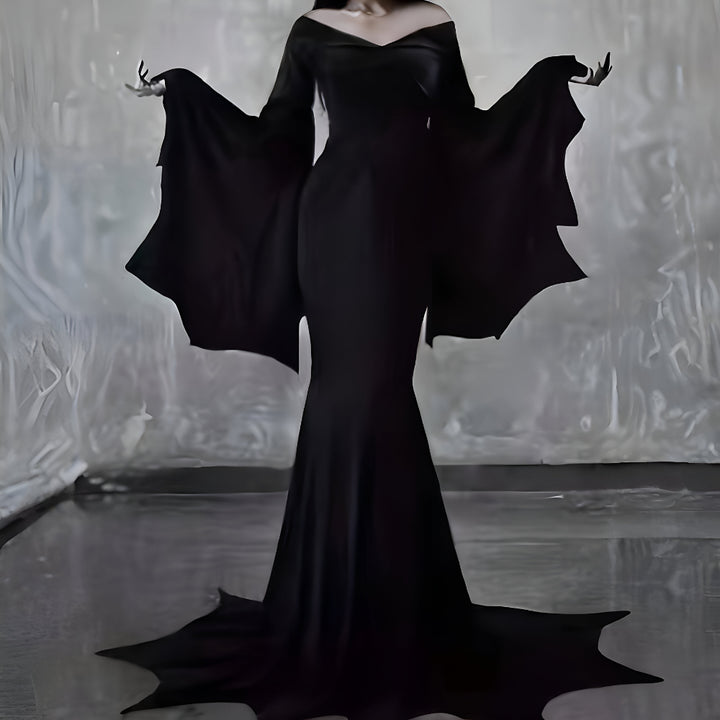 Women Halloween Costume Gothic Vampire Dress