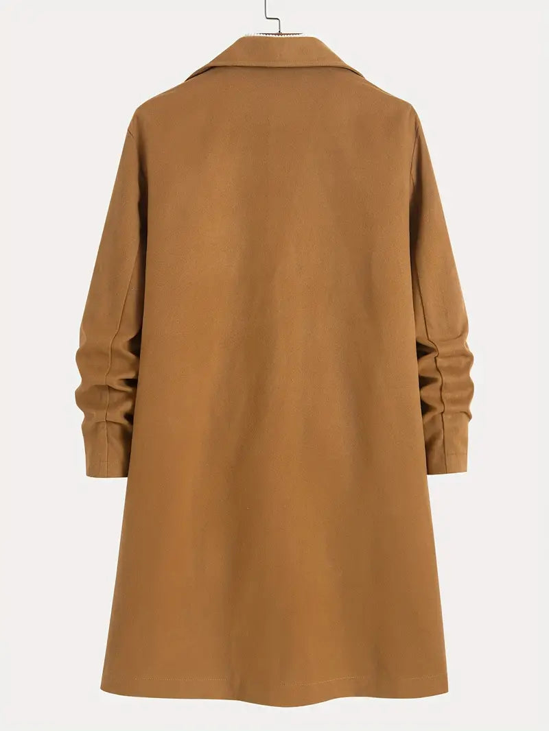 Men's Winter Trench Coat | Long, Oversized