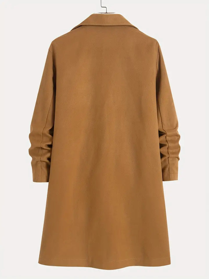 Men's Winter Trench Coat | Long, Oversized