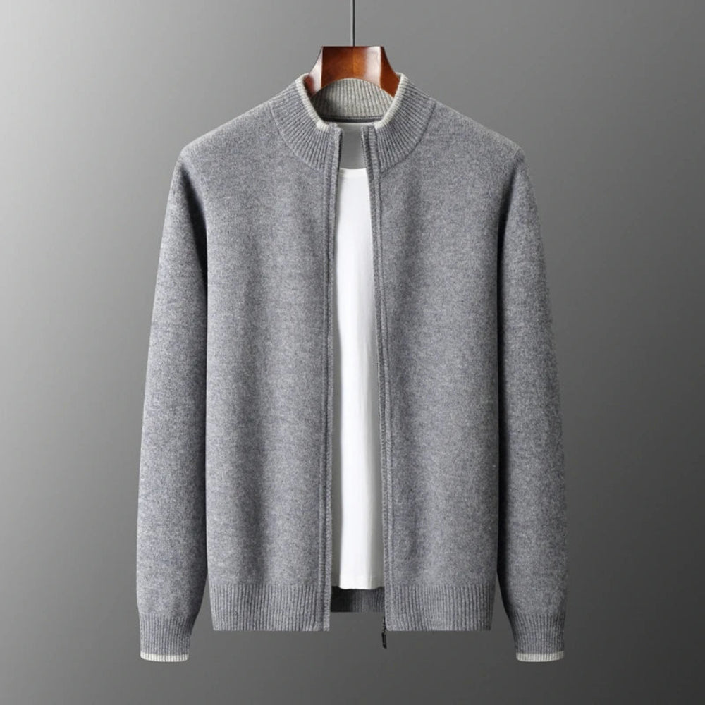 Riku Cashmere Zip Jacket - Image 6