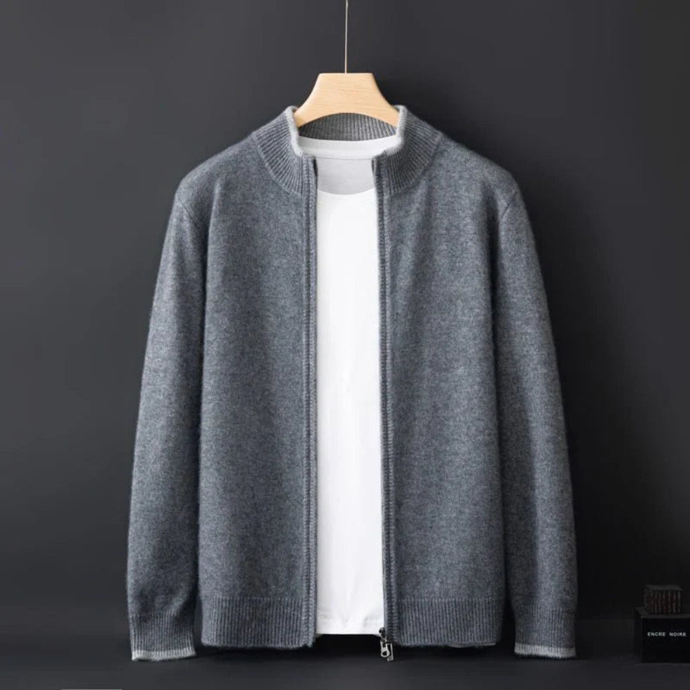 Riku Cashmere Zip Jacket - Image 5