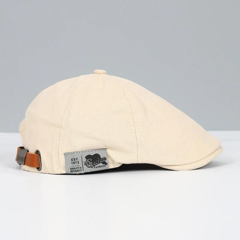 Men’s Flat Summer Golf Cap | Vintage Visor Adjustable