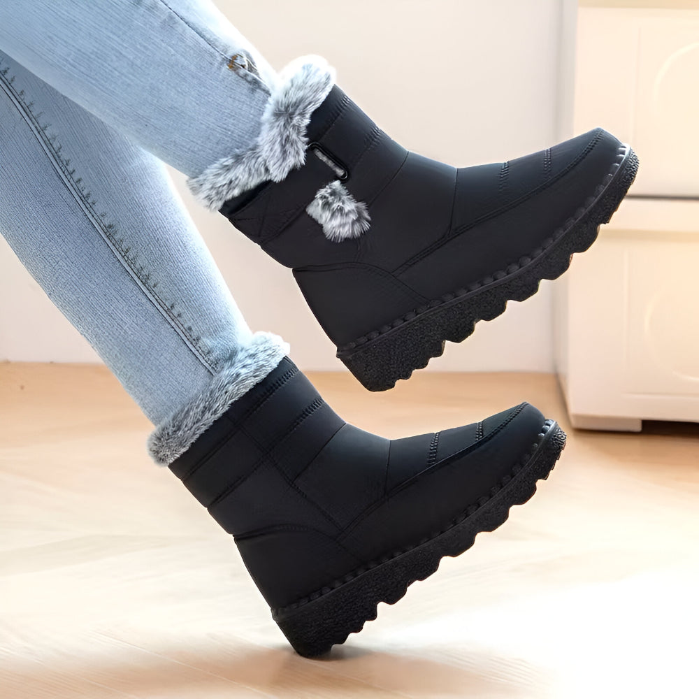 Women’s Waterproof Snow Boots | Warm Fur Lined Winter Boots