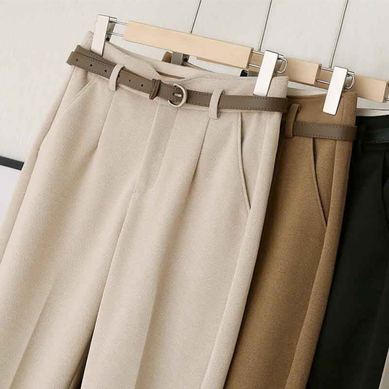 Women’s Work Trousers | High Waist, Wide Leg