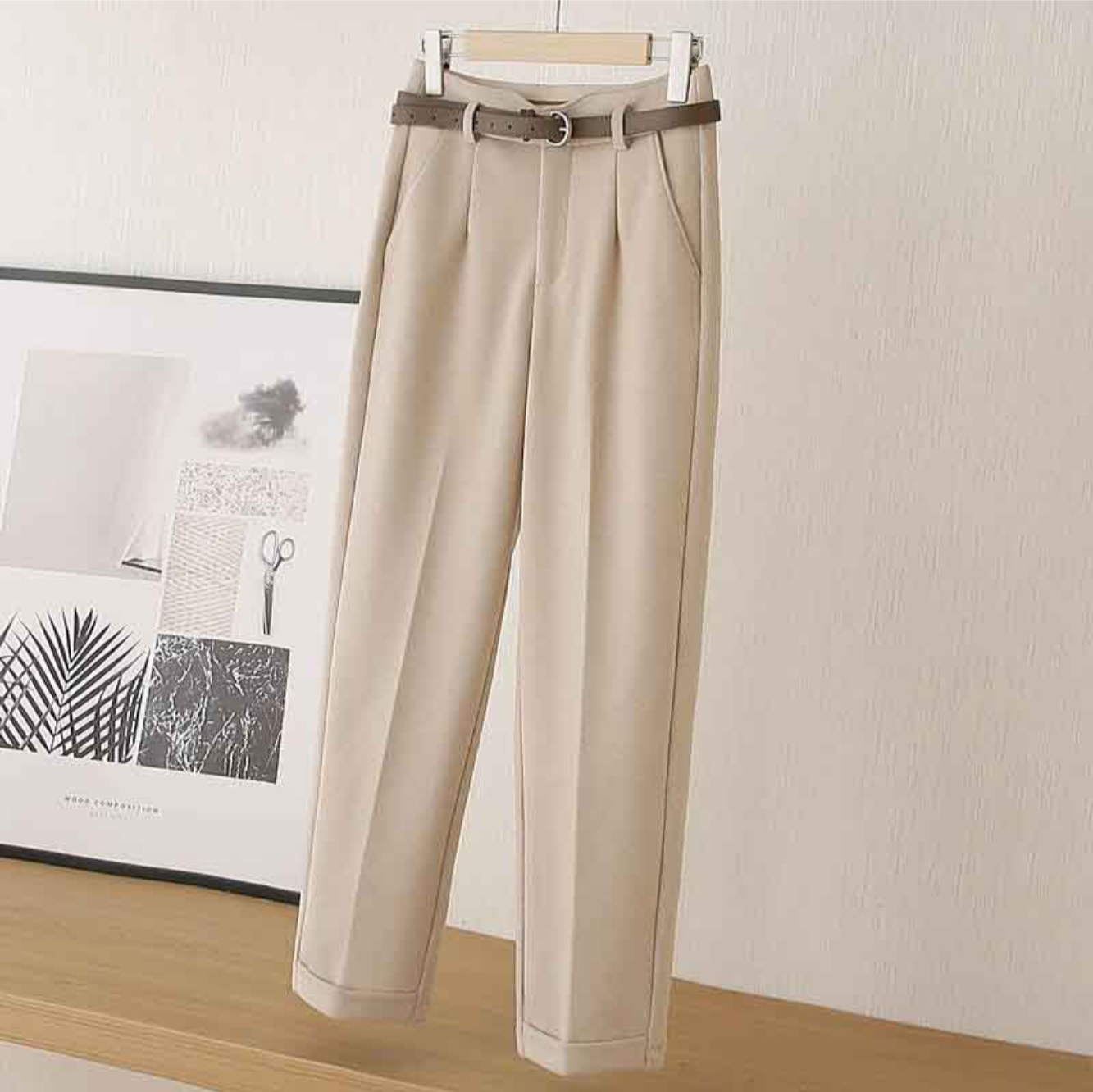 Women’s Work Trousers | High Waist, Wide Leg