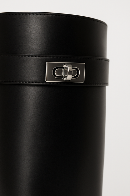 Women’s Knee High Wedge Boots | Closed Toe, Heeled