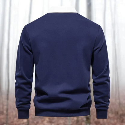 Men’s Casual Long Sleeve Polo Shirt | Designer, Smart-Casual